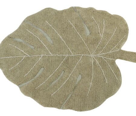 Lorena Canals - Wasbaar tapijt Monstera Olive 120x180