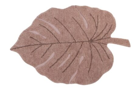 Lorena Canals - Wasbaar tapijt Monstera Vintage Nude 120x180