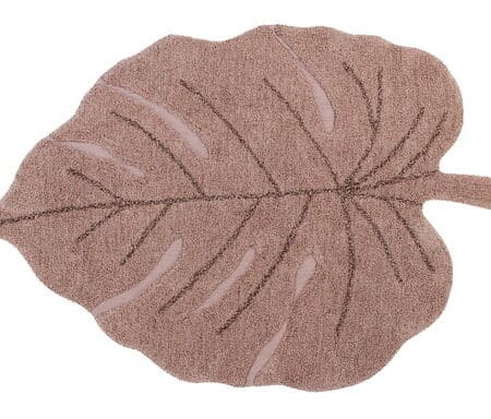 Lorena Canals - Wasbaar tapijt Monstera Vintage Nude 120x180