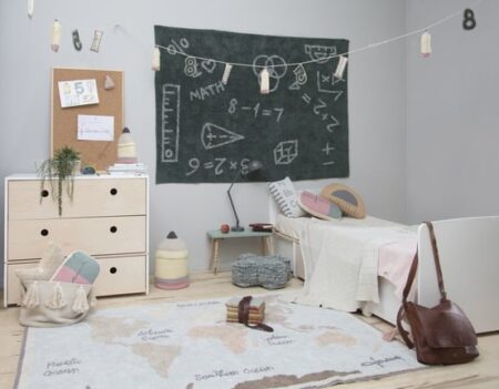 Lorena Canals - Wasbaar tapijt Vintage Map 140 x 200
