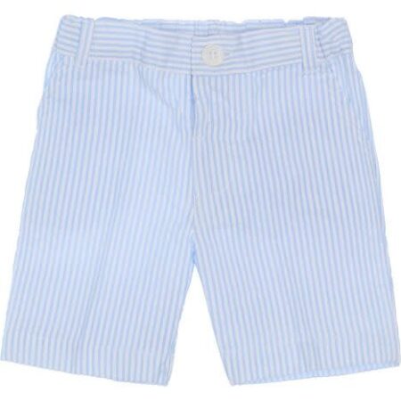 Malvi - Seersucker stripes boy bermuda - Darkblue