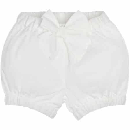 Malvi - Stretch drill bubble short - White