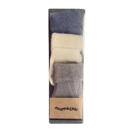 Mamelou - Socks (3) - Tradewinds/Ivory/Grey