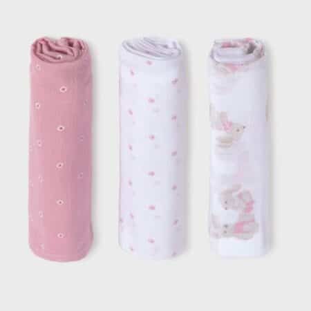 Mayoral - Hydrofiele doeken 3 stuks - Roze