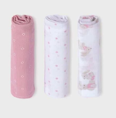Mayoral - Hydrofiele doeken 3 stuks - Roze