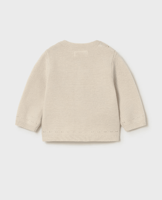 Mayoral - Knit cardigan newborn with buttons - Beige