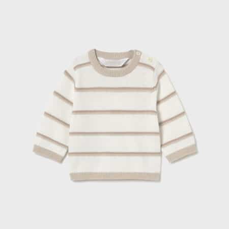 Mayoral - Knit sweater - Gestreept Ivoor/Beige