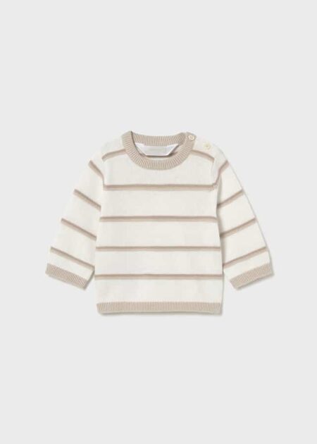Mayoral - Knit sweater - Gestreept Ivoor/Beige