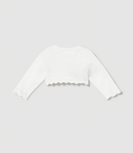 Mayoral - Newborn basic knitted cardigan - Wit