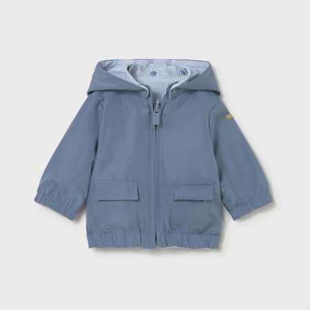 Mayoral - Reversible windbreaker for newborns - Blauw