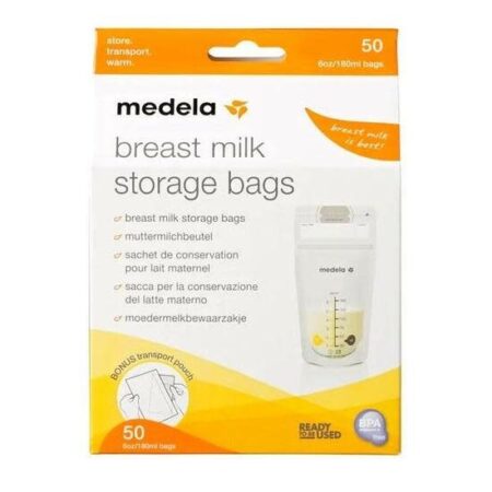 Medela - Moedermelkbewaarzakjes 180 ml, 50 zakjes per doosje