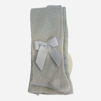 Meia Pata - Kousenbroek Zilver Met Strikje