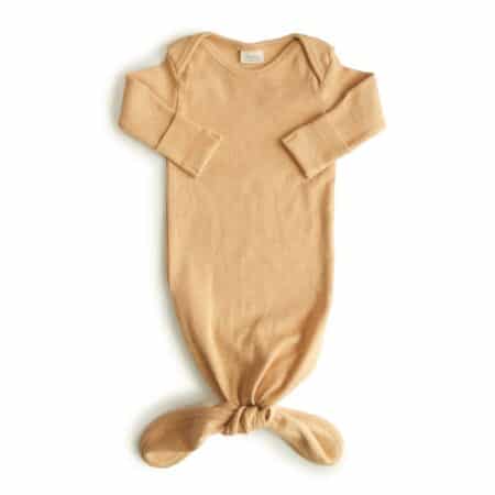 Mushie - Baby Gown - Mustard Melange