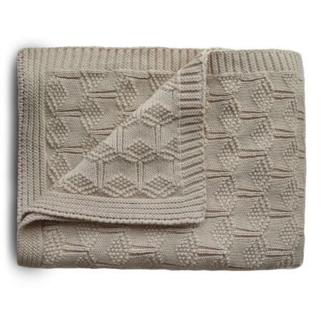 Mushie - Blanket - Honeycomb Beige