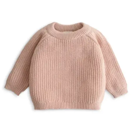 Mushie - Chunky Knit Sweater - Blush