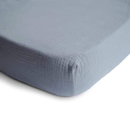 Mushie - Crib Sheet - Medium - Tradewinds