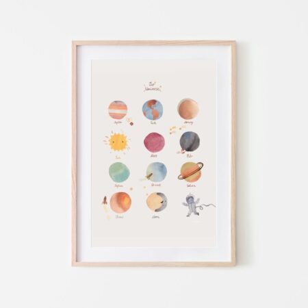 Mushie - Poster Medium - Space