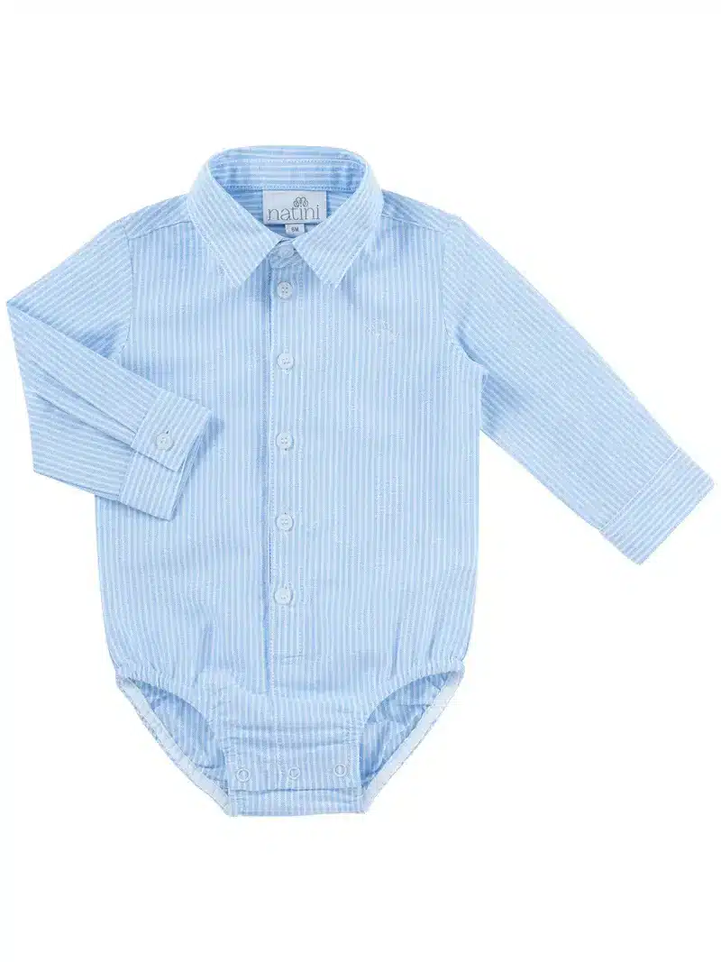 Natini - Bodyshirt Leon - White/blue