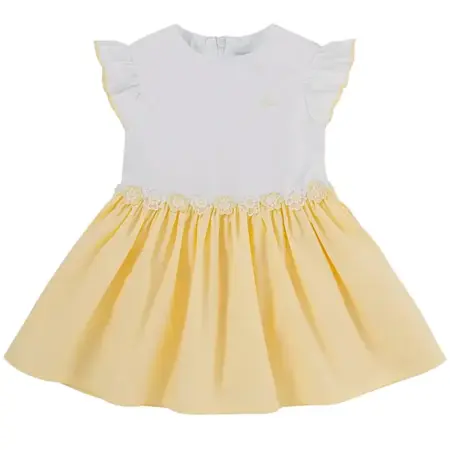 Natini - Dress Jade - White/Yellow