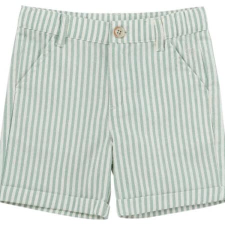 Natini - Short Leo met streepjes - Licht groen
