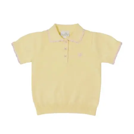 Natini - Tricot Top Bria Geel Roze