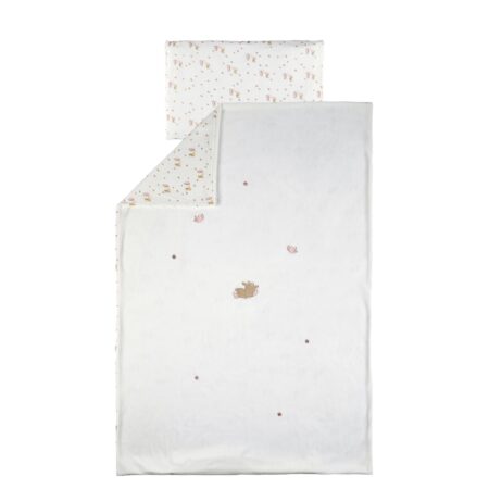 Nattou - Fanfan - Dekbedovertrek Velours Met Kussensloop