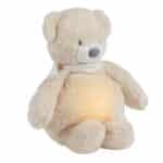 Nattou - Nachtlampen - Sleepy Beer Knuffel Nachtlamp Beige