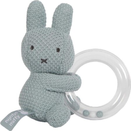 Nijntje - Miffy - Ringrammelaar nijntje green knit