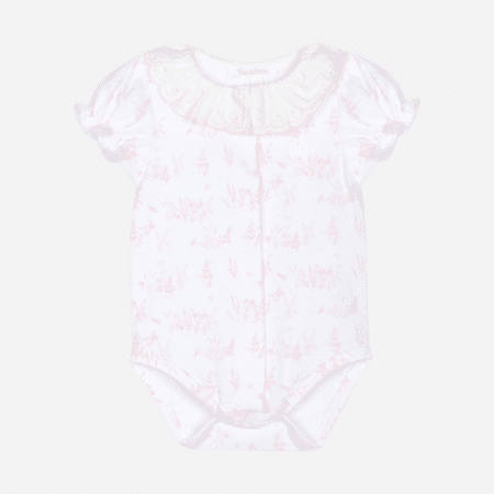 Patachou - Body met print en kraag - Roze
