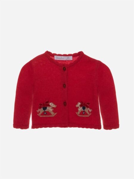Patachou - Trui tricot - Rood