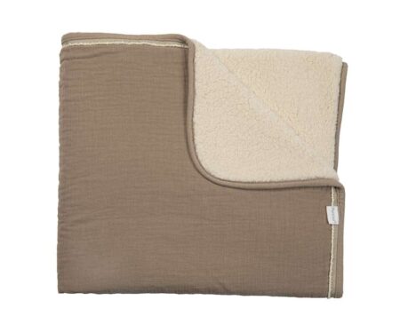 Pericles - Deken Wieg Chocolate/Creme 75X100Cm