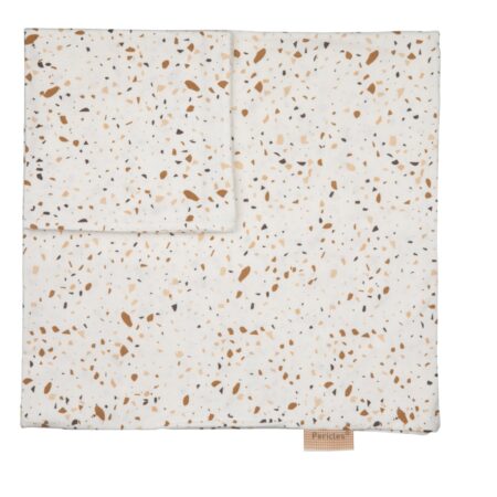 Pericles - Donsovertrek Wieg Sprinkles Taupe