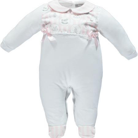 Piccola Speranza - Babypakje Met 2 Strikken - Wit/Roze