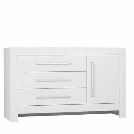 Pinio - Calmo'24 - 3-drawer + 1 door chest - White
