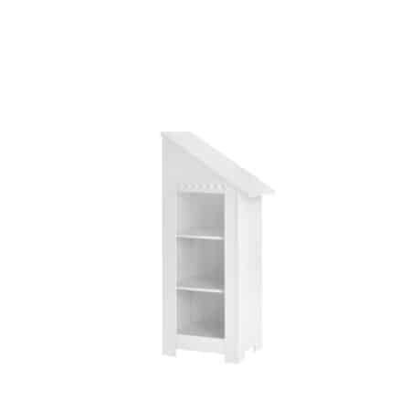 Pinio - Marsylia MDF - add-on bookcase - White