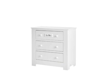 Pinio - Marsylia MDF - chest 3-drawers - White