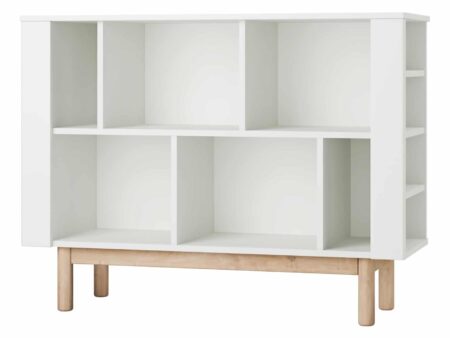 Pinio - Miloo - bookcase low - White
