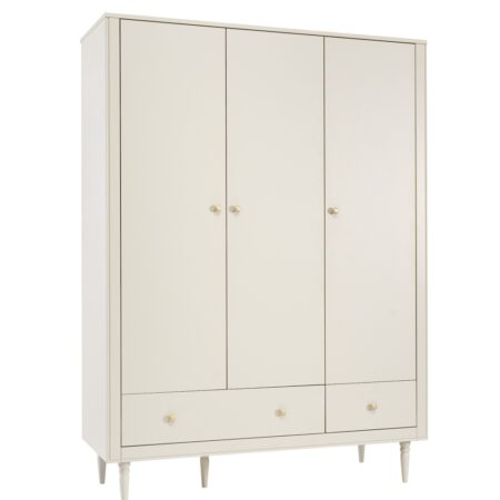 Pinio - Petite - 3-door wardrobe - Champagne