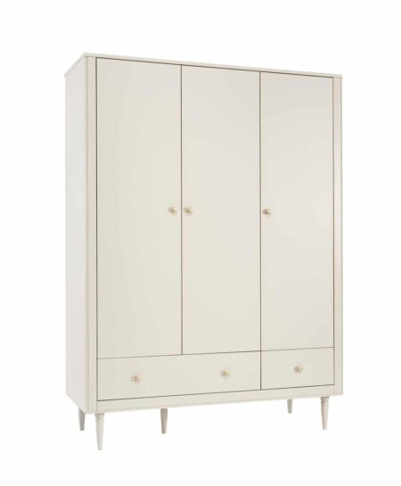 Pinio - Petite - 3-door wardrobe - Champagne