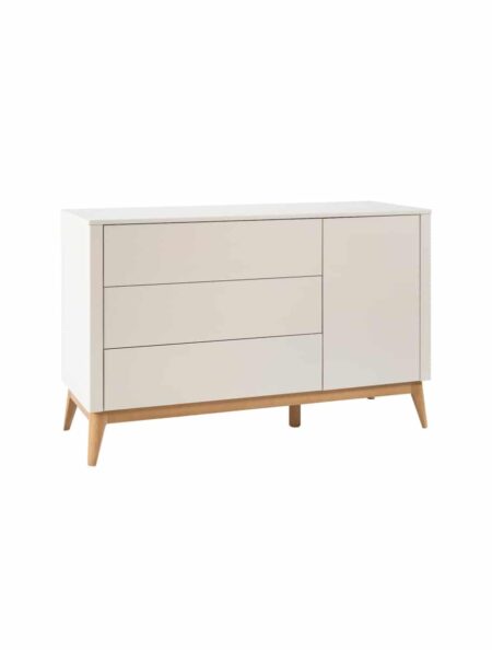 Pinio - Seth - 3-drawer + 1-door chest - Champagne