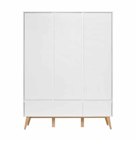 Pinio - Swing - 3-door wardrobe - White