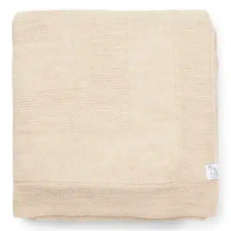 Poetree Kids - Aspen Wolmix Wiegdeken gevoerd Camel 90x100cm