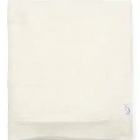 Poetree Kids - Aspen Wolmix Wiegdeken gevoerd Off White 90x100cm