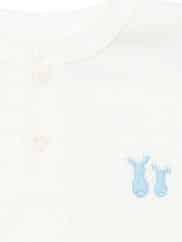 Poetree Kids - Baby set Luc Denim blue broekje -Off white shirt