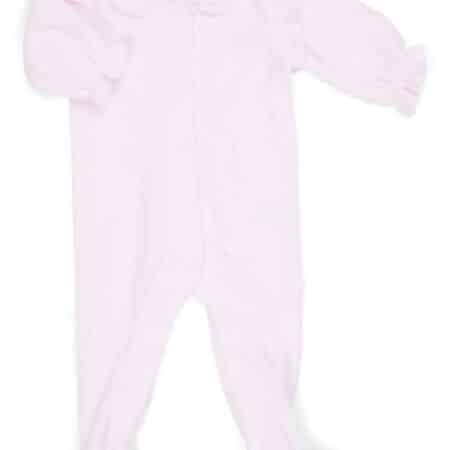Poetree Kids - Babypakje Velours Met Ruffles - Soft Pink
