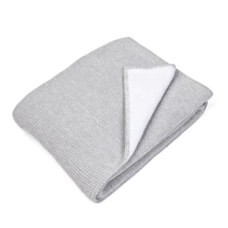 Poetree Kids - Gevoerde deken Antibes Light Grey Melange (100x135cm)