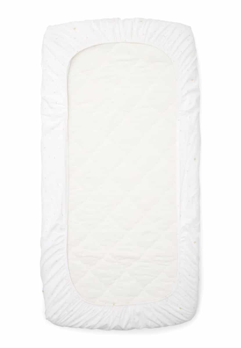 Poetree Kids - Poplin Hoeslaken voor ledikant 60x120cm Star - Etoile Sand