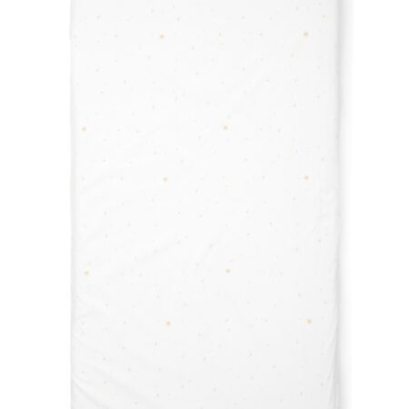Poetree Kids - Poplin Hoeslaken voor ledikant 70x140cm Star - Etoile Sand
