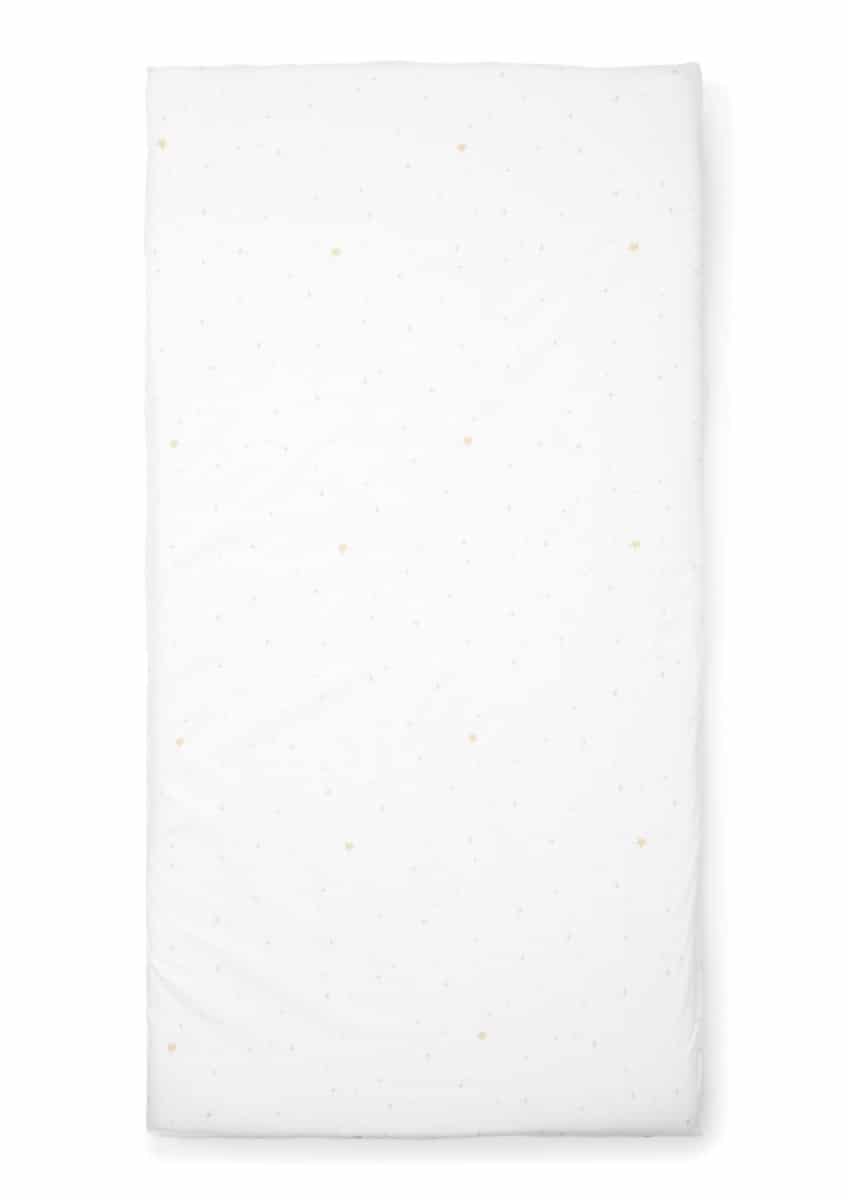 Poetree Kids - Poplin Hoeslaken voor ledikant 70x140cm Star - Etoile Sand