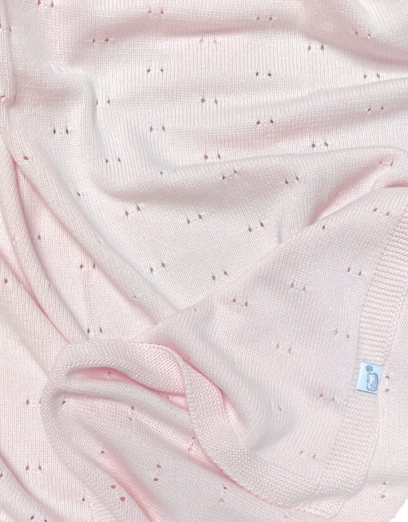 Poetree Kids - Saint Tropez Wiegdeken 100% Katoen - Poudre